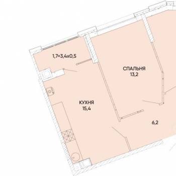 Продается 2-х комнатная квартира, 54,9 м²