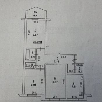 Продается 3-х комнатная квартира, 64,7 м²