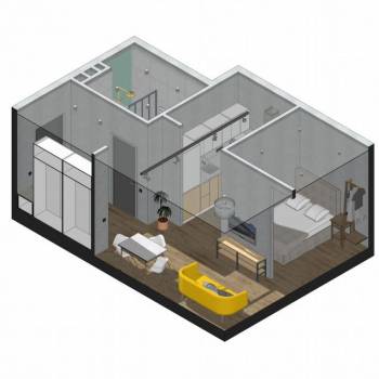 Продается 1-комнатная квартира, 34 м²