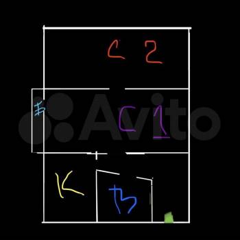 Сдается 2-х комнатная квартира, 82 м²