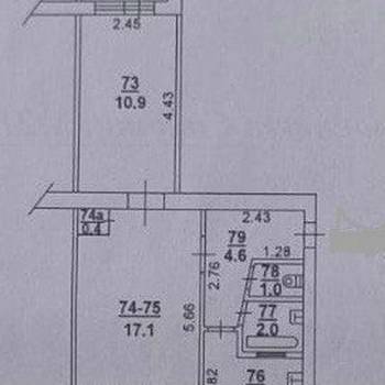 Продается 2-х комнатная квартира, 41,9 м²
