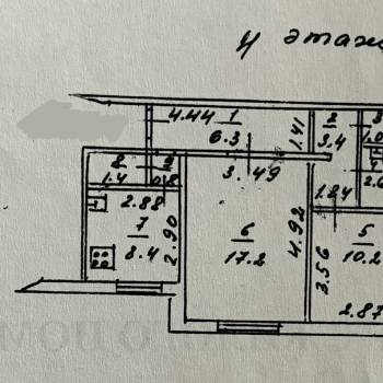 Продается 2-х комнатная квартира, 51,3 м²