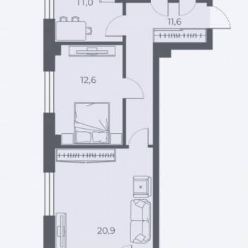 Продается 2-х комнатная квартира, 67,5 м²