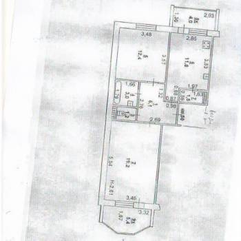 Продается 2-х комнатная квартира, 55,2 м²