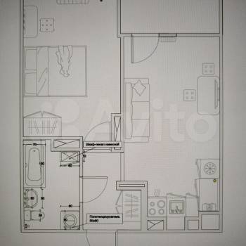 Сдается 1-комнатная квартира, 39,1 м²