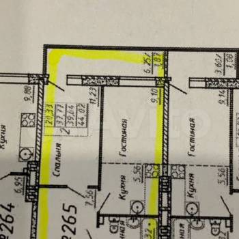 Сдается 1-комнатная квартира, 45 м²