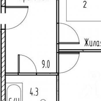 Продается 2-х комнатная квартира, 41 м²