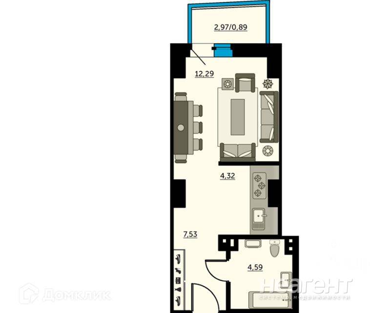 Продаю студию, ЖК Сердце Ростова 2 (ул. Ларина)