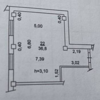 Сдается Нежилое помещение, 36,8 м²
