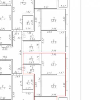 Продается 2-х комнатная квартира, 55,3 м²