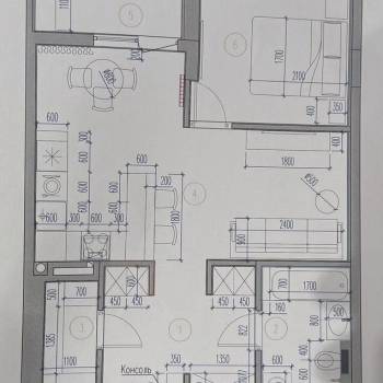 Продается 1-комнатная квартира, 50,9 м²