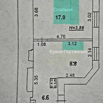 Сдается 2-х комнатная квартира, 37 м²