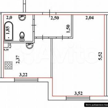 Продается 1-комнатная квартира, 34 м²