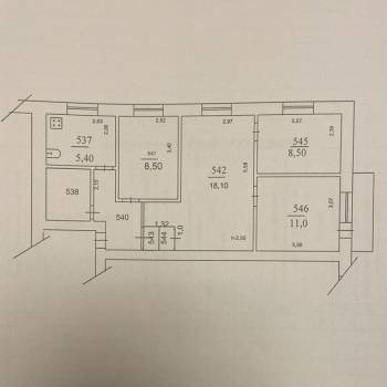 Продается Многокомнатная квартира, 61,3 м²