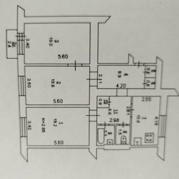 Продается 3-х комнатная квартира, 93 м²