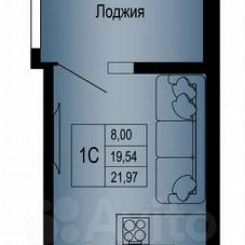 Продается 1-комнатная квартира, 24 м²