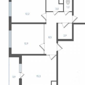 Продается Многокомнатная квартира, 71 м²