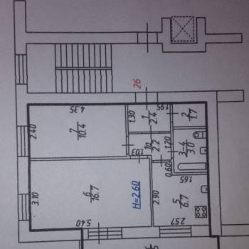 Продается 2-х комнатная квартира, 45 м²