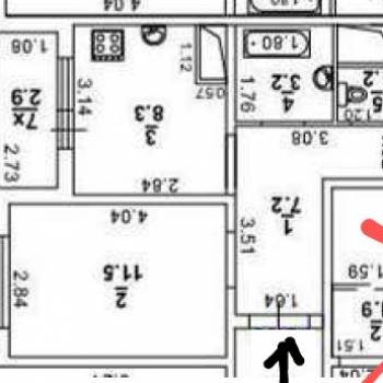Продается 2-х комнатная квартира, 46 м²