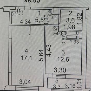Сдается 1-комнатная квартира, 39,9 м²