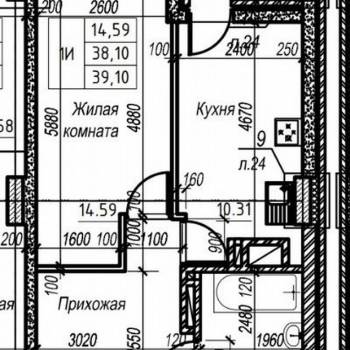 Сдается 1-комнатная квартира, 40 м²