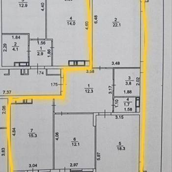 Продается 3-х комнатная квартира, 95 м²