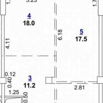 Продается 2-х комнатная квартира, 72 м²