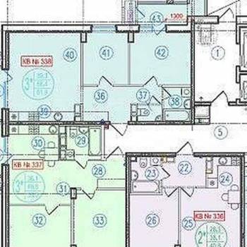 Продается 3-х комнатная квартира, 55 м²