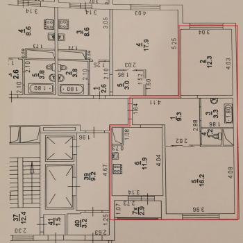 Продается 2-х комнатная квартира, 54,2 м²
