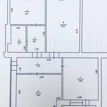 Продается 3-х комнатная квартира, 65 м²