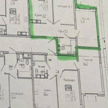 Продается 2-х комнатная квартира, 53,7 м²