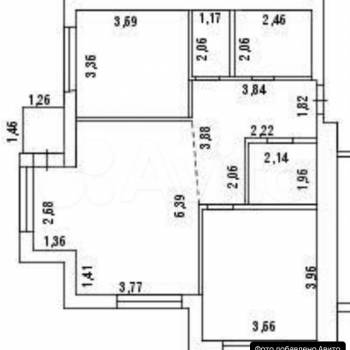 Продается 2-х комнатная квартира, 72 м²