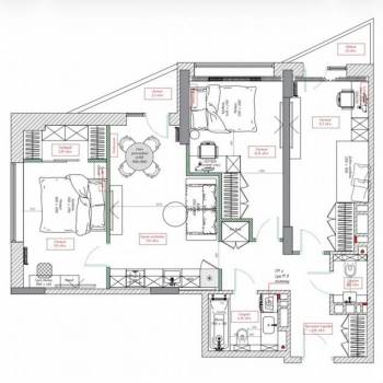 Продается Многокомнатная квартира, 80 м²