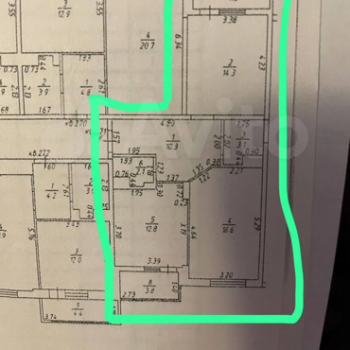 Продается 2-х комнатная квартира, 59,2 м²