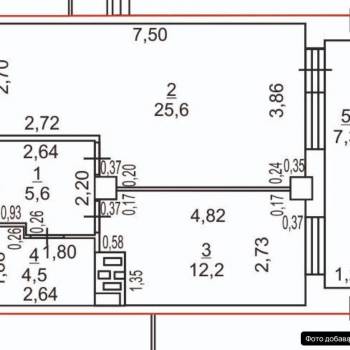 Продается 2-х комнатная квартира, 57 м²