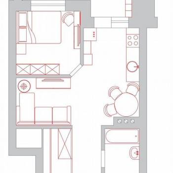 Продается 2-х комнатная квартира, 45 м²