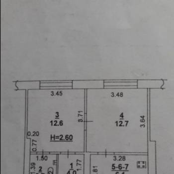 Продается 2-х комнатная квартира, 38,1 м²