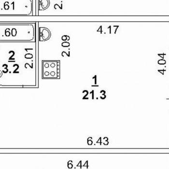 Продается 1-комнатная квартира, 28 м²