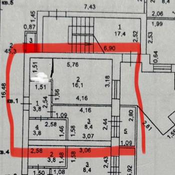 Продается 1-комнатная квартира, 32 м²
