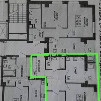 Продается 2-х комнатная квартира, 60 м²