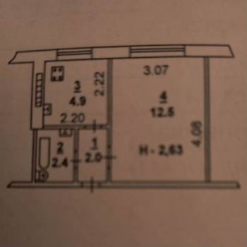 Продается 1-комнатная квартира, 22 м²