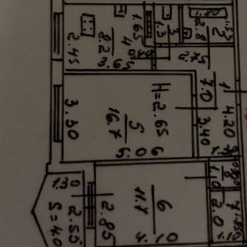 Продается 2-х комнатная квартира, 52,7 м²
