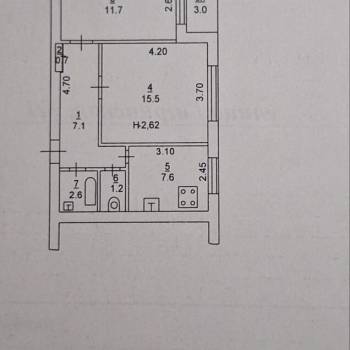 Продается 2-х комнатная квартира, 46,4 м²