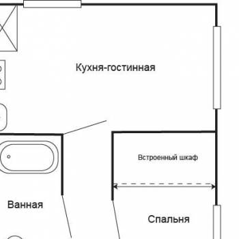 Продается 1-комнатная квартира, 35,4 м²