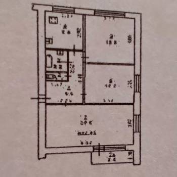 Продается 3-х комнатная квартира, 60,3 м²