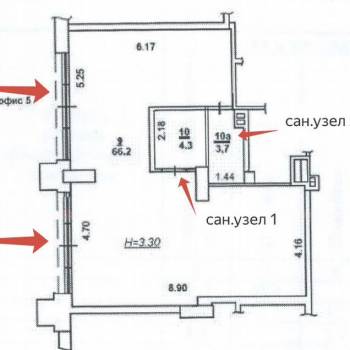 Сдается Нежилое помещение, 74,2 м²