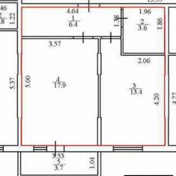 Продается 1-комнатная квартира, 42 м²