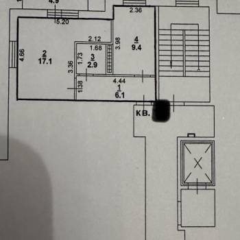 Продается 2-х комнатная квартира, 35,5 м²