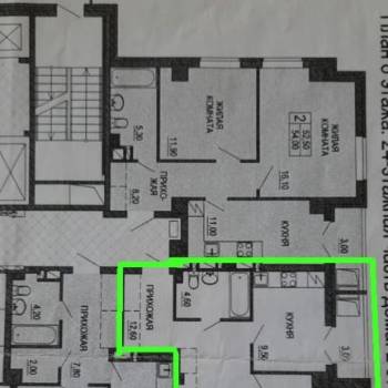 Продается 2-х комнатная квартира, 58,9 м²