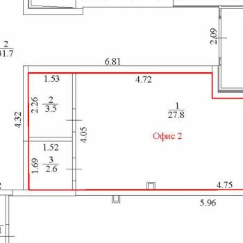Продается Офис, 33,9 м²